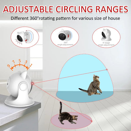 Jouet laser rechargeable automatique pour chat