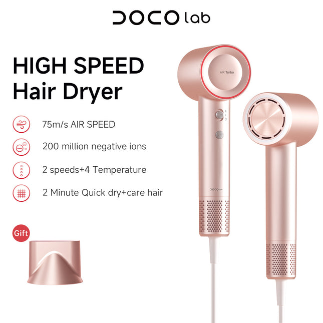 High-Speed Hair Dryer with Negative Ions