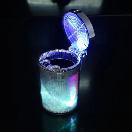 LED Light Car Ashtray