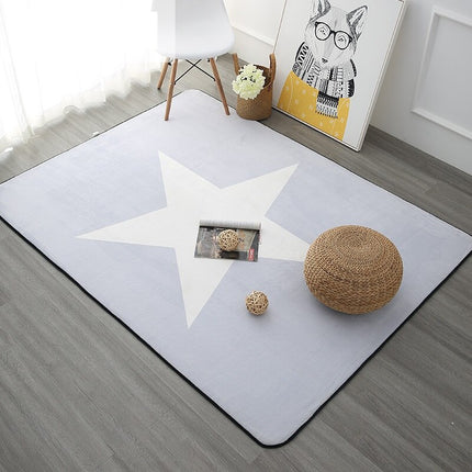 Anti-Slip Soft Geometric Patterned Carpets For Baby Bedroom - Wnkrs