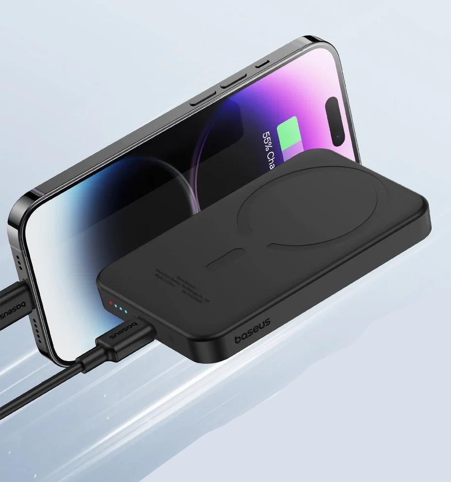 Ultra-Slim Magnetic Power Bank 5000mAh