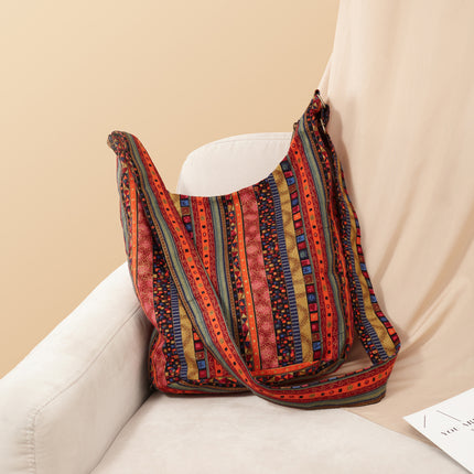 Bohemian Vintage Canvas Shoulder Bag