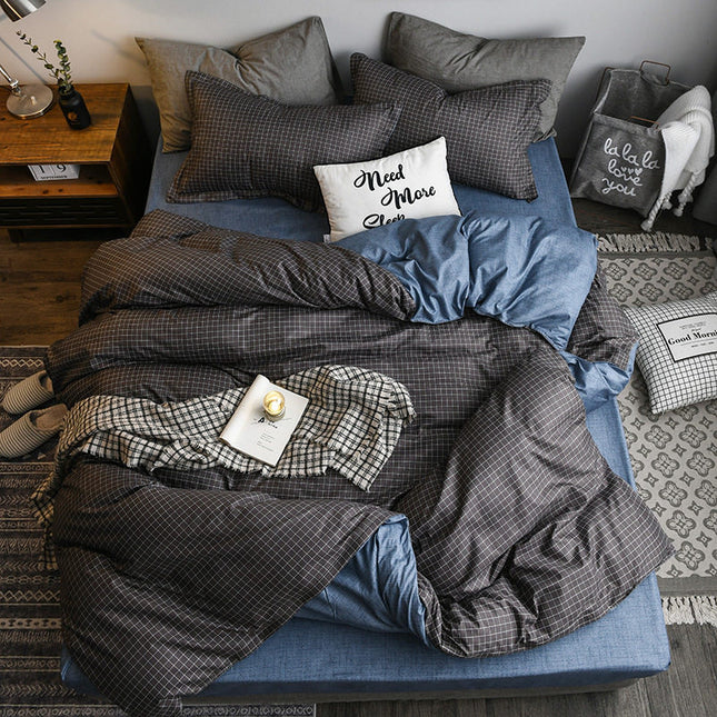 Bed sheets set quilt duvet cover bedding 4 sets - Wnkrs