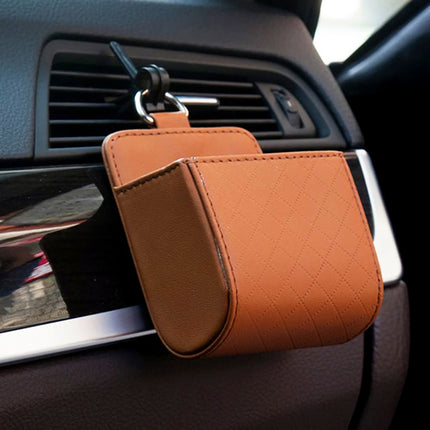 Leather Car Air Vent Organizer for Essential Accessories - Wnkrs