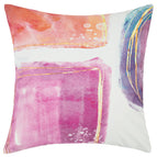 4pcs 18x18in / Pnk, purple, and red with gold