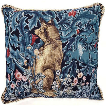 Cushion Throw Pillow Gobelin Art Cushion Woven Flower Jacquard Cushion - Wnkrs