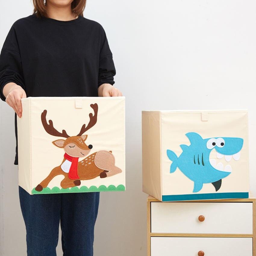 Animal Printed Cloth Storage Box