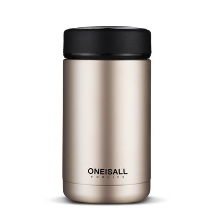 ONE IS ALL Men Gift Bottles 400ml Insulated Cup 304 Stainless Steel Mug Water Bottle Vacuum Flask Coffee Wine Mug - Wnkrs