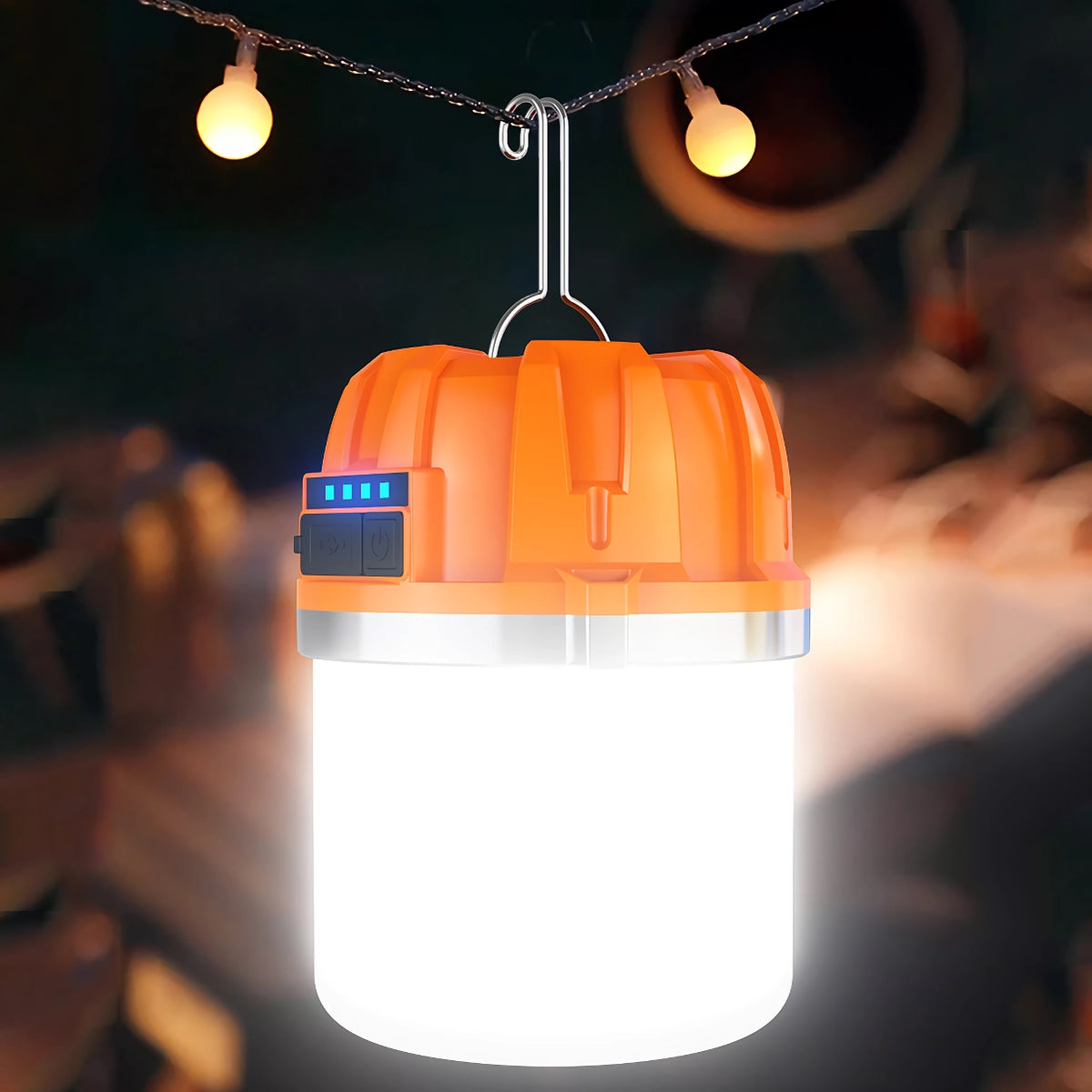 Rechargeable LED Camping Lantern with Power Bank Function