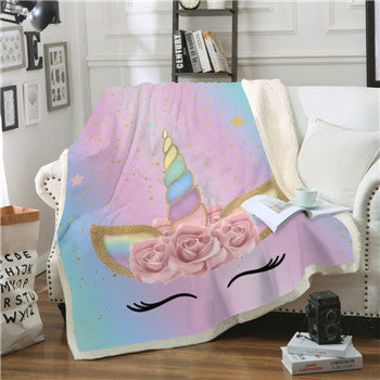 Square Blanket Thick Plush Digital Printing - Wnkrs