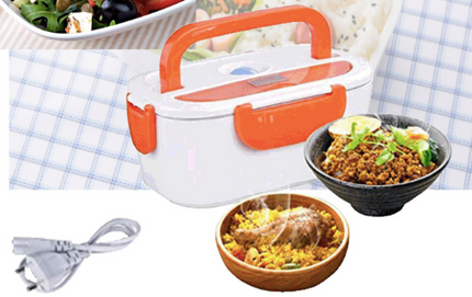 Electric lunch box food grade plastic 110v 220v plug in lunch box household appliances gift - Wnkrs