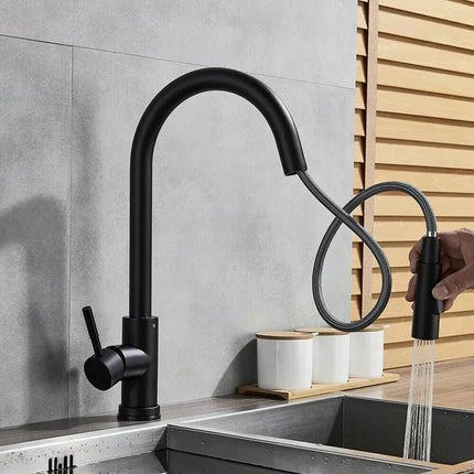 Kitchen Faucet with Pull-Out Sprayer - Wnkrs