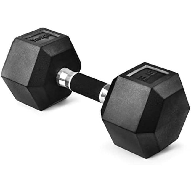 35lb Hex Dumbbell with Rubber Grip - Wnkrs