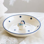 Snowman plate