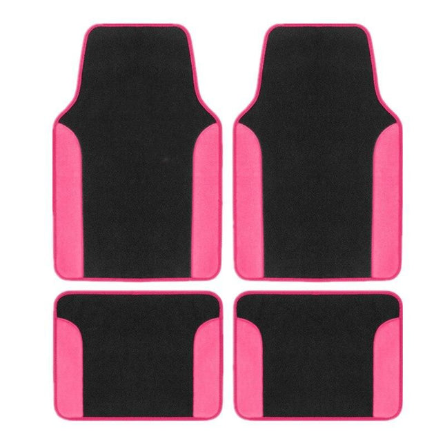 Hot Pink Universal Car Floor Mats - Wnkrs