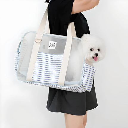 Sac de transport portable pour animaux de compagnie pour l'été