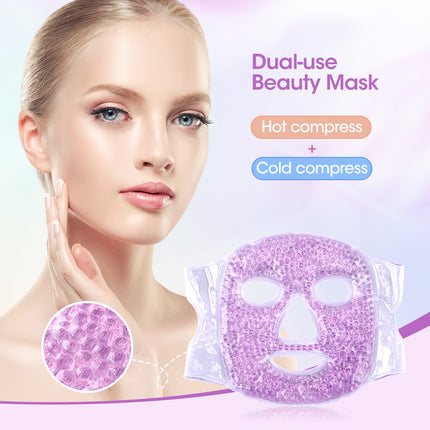 Mascarilla de belleza con compresas frías y calientes