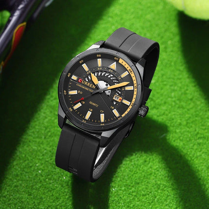 Luxury Waterproof Sport Watch with Silicone Band - Wnkrs