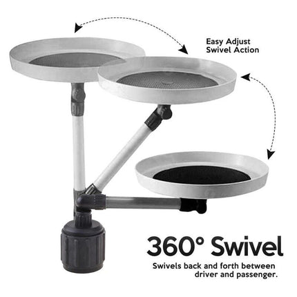 360° Rotating Car Tray Table for Convenient Dining - Wnkrs