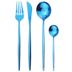 Azul / 6 juegos de 24 piezas