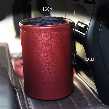 Waterproof Foldable Car Trash Can with Dual-Layer Design - Wnkrs