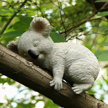 Charmante statue de koala d'extérieur pour la décoration de jardin