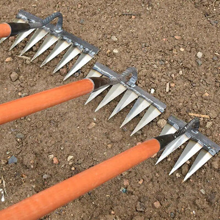 Heavy-Duty Steel Garden Rake - Wnkrs