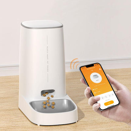 Distributeur automatique de nourriture pour animaux de compagnie intelligent avec Wi-Fi