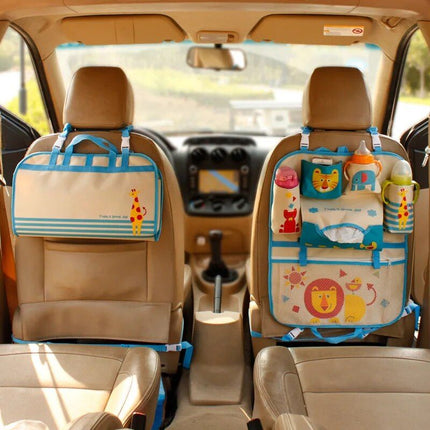 Foldable Cartoon Car Back Seat Organizer for Kids - Wnkrs