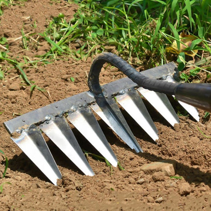 Heavy-Duty Steel Garden Rake - Wnkrs