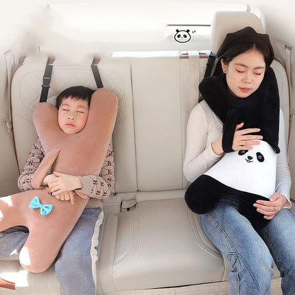 Bonita almohada de seguridad para viajes para niños en forma de Y