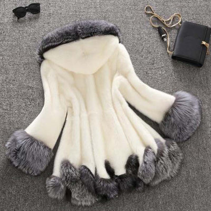 Women's Eco Mink Fur Winter Coat