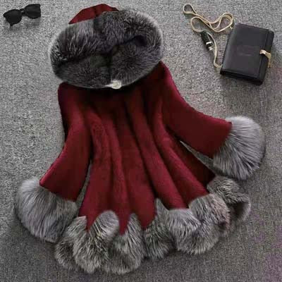 Women's Eco Mink Fur Winter Coat