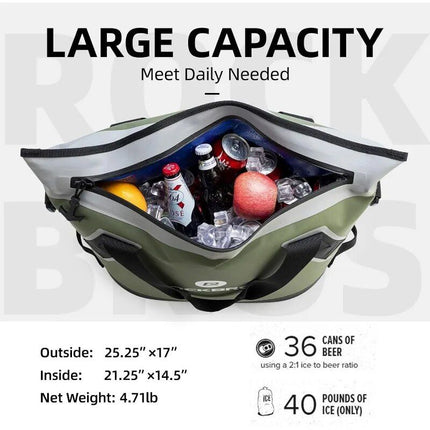 36-Can Large Insulated Leak-Proof Soft Cooler Bag - Wnkrs