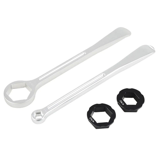 Universal Aluminum 32mm 27/22mm 13/10mm Tire Lever Wrench Set for Motorcycle Maintenance - Wnkrs