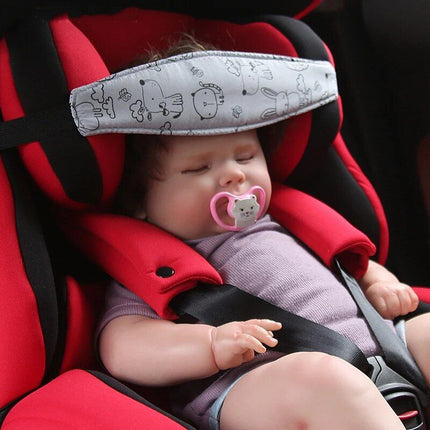 Baby Head Support Band for Car Seats and Strollers - Adjustable Safety Sleep Nap Holder Belt - Wnkrs