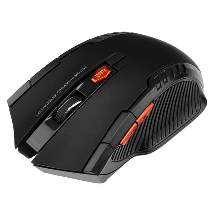 2.4GHz Wireless Gaming Mouse - 2000 DPI Optical Mouse with USB Receiver