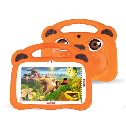 7-inch Android 10 Kids Tablet with Tiger Pattern Case and 16GB Storage - Wnkrs