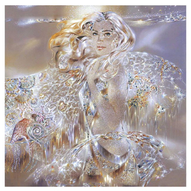 XXL - 5D Diamond Painting - Beautiful Crystal Girl - Wnkrs