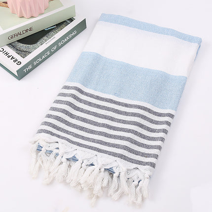 Cotton striped beach towel 100x180cm - Wnkrs