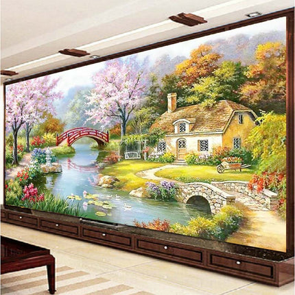 Cross - embroidered living room diamond painting - Wnkrs