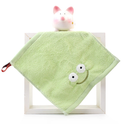 Serviette de toilette pour bébé en coton jacquard motif panda dessin animé