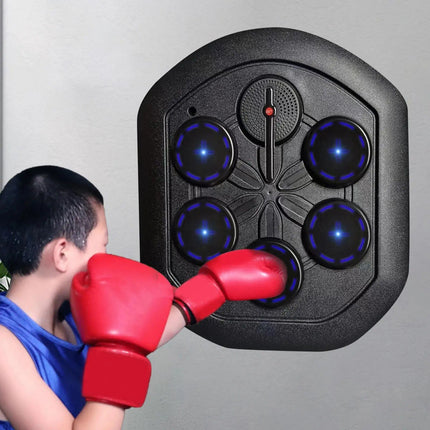 Interactive Smart Music Punching Pad: LED Lighted Home Boxing Trainer for Fitness & Strength Training - Wnkrs