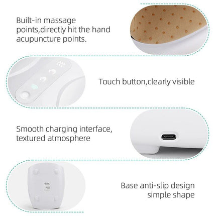 Wireless Hand Massager with Heat & Air Pressure for Stress Relief - Wnkrs