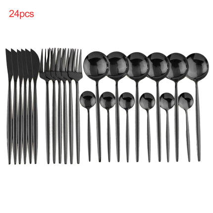 24pcs Luxury Cutlery Set - Wnkrs