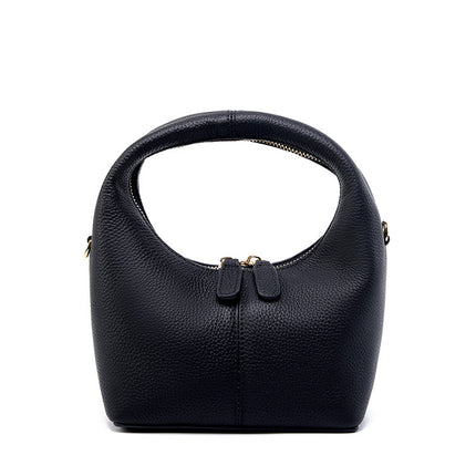 Sac à bandoulière en cuir luxueux Crescent