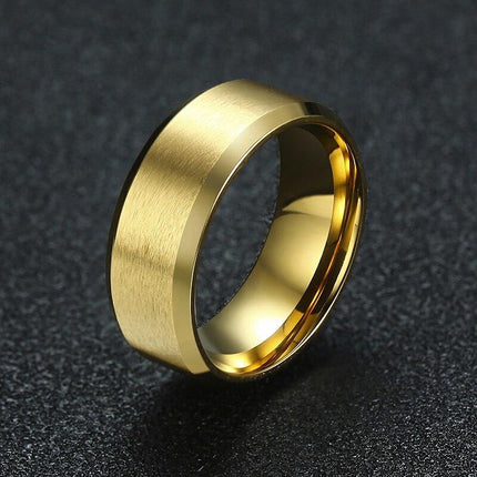 Solid Patterned Men's Ring