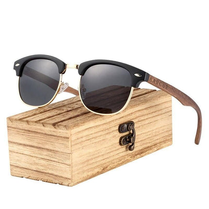 Classic Polarized Wooden Sunglasses - Wnkrs