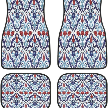 Vintage Persian-Turkish Patterned Car Floor Mats (4-Piece Set) - Wnkrs