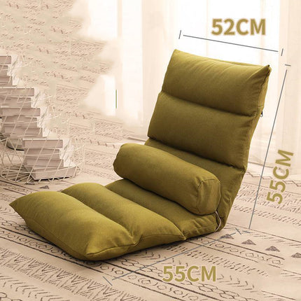 Bed Backrest Floor Small Sofa Folding Single Bay Window Computer Recliner - Wnkrs